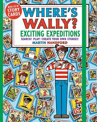 Marissa's Books & Gifts, LLC 9781406385540 Where's Wally? Exciting Expeditions: Search! Play! Create Your Own Stories!