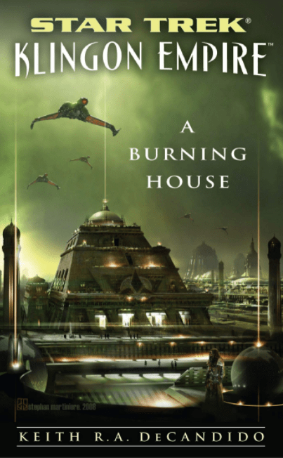 Marissa's Books & Gifts, LLC 9781416556473 A Burning House: Star Trek the Next Generation (Book 4)