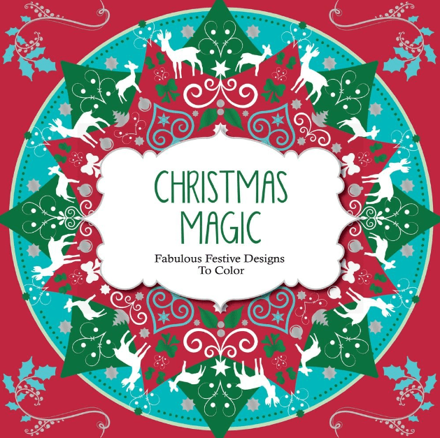 Marissa's Books & Gifts, LLC 9781438007830 Christmas Magic: Fabulous Festive Designs to Color