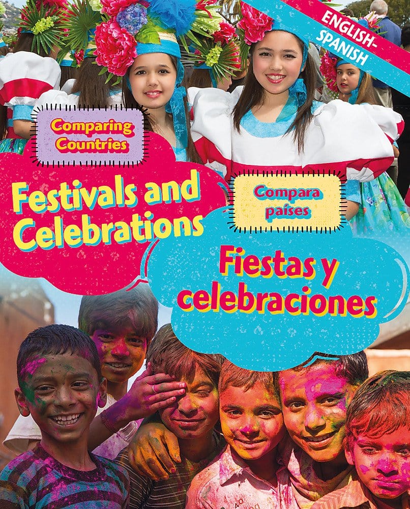 Marissa's Books & Gifts, LLC 9781445159942 Comparing Countries: Festivals and Celebrations (English/Spanish)