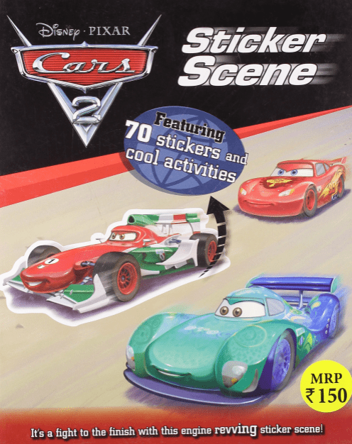 Marissa's Books & Gifts, LLC 9781445421179 Disney Sticker Scene Cars 2