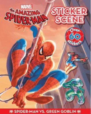 Marissa's Books & Gifts, LLC 9781445452753 Marvel the Amazing Spider-Man: Spider-Man vs. Green Goblin Sticker Scene
