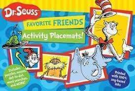 Marissa's Books & Gifts, LLC 9781464301469 Dr. Seuss Favorite Friends Activity Placemats!