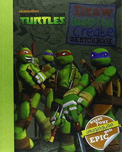 Marissa's Books & Gifts, LLC 9781472341037 Nickelodeon Teenage Mutant Ninja Turtles Draw, Inspire, Create Sketchbook: Where Your Imagination Gets Epic!