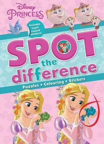 Marissa's Books & Gifts, LLC 9781472396471 Disney Princess Spot the Difference: Includes Super Reward Stickers!