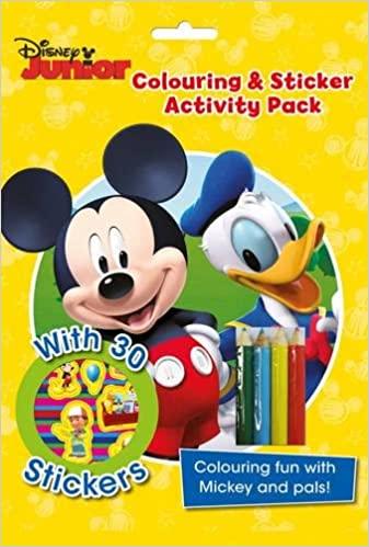 Marissa's Books & Gifts, LLC 9781474837064 Disney Junior Colouring & Sticker Activity Pack: Colouring Fun with Mickey and Pals!