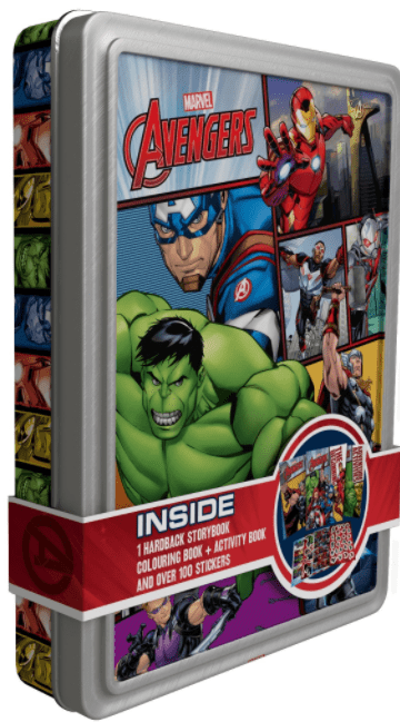 Marissa's Books & Gifts, LLC 9781474896894 Marvel Avengers Happy Tin