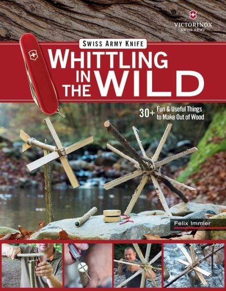 Marissa's Books & Gifts, LLC 9781497100718 Victorinox Swiss Army Knife Whittling in the Wild: 30+ Fun & Useful Things to Make Out of Wood (Fox Chapel Publishing) Step-by-Step Projects: Boats, Bows, Arrows, Flutes, Whistles, Slingshots, & More