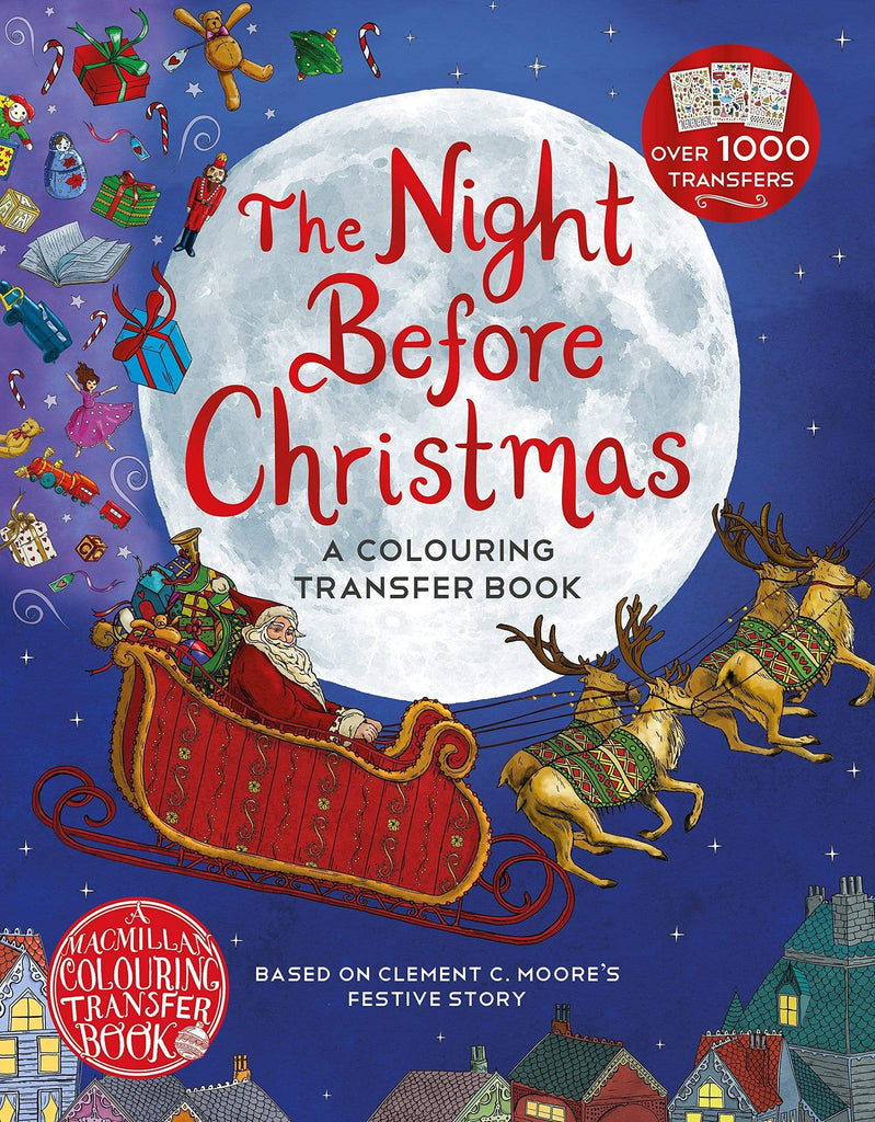 Marissa's Books & Gifts, LLC 9781509894833 The Night Before Christmas: A Colouring Transfer Book