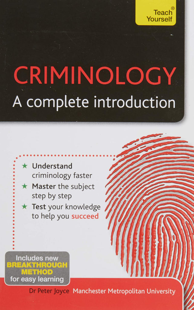 Marissa's Books & Gifts, LLC 9781529362565 Criminology: A Complete Introduction