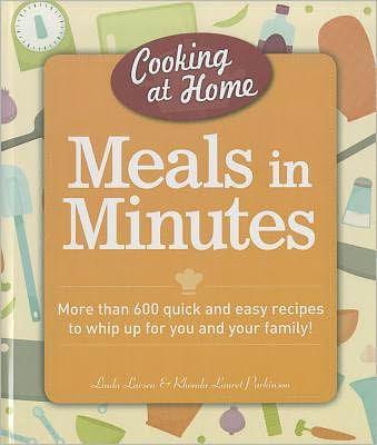 Cooking At Home: Meals In Minutes - Marissa's Books