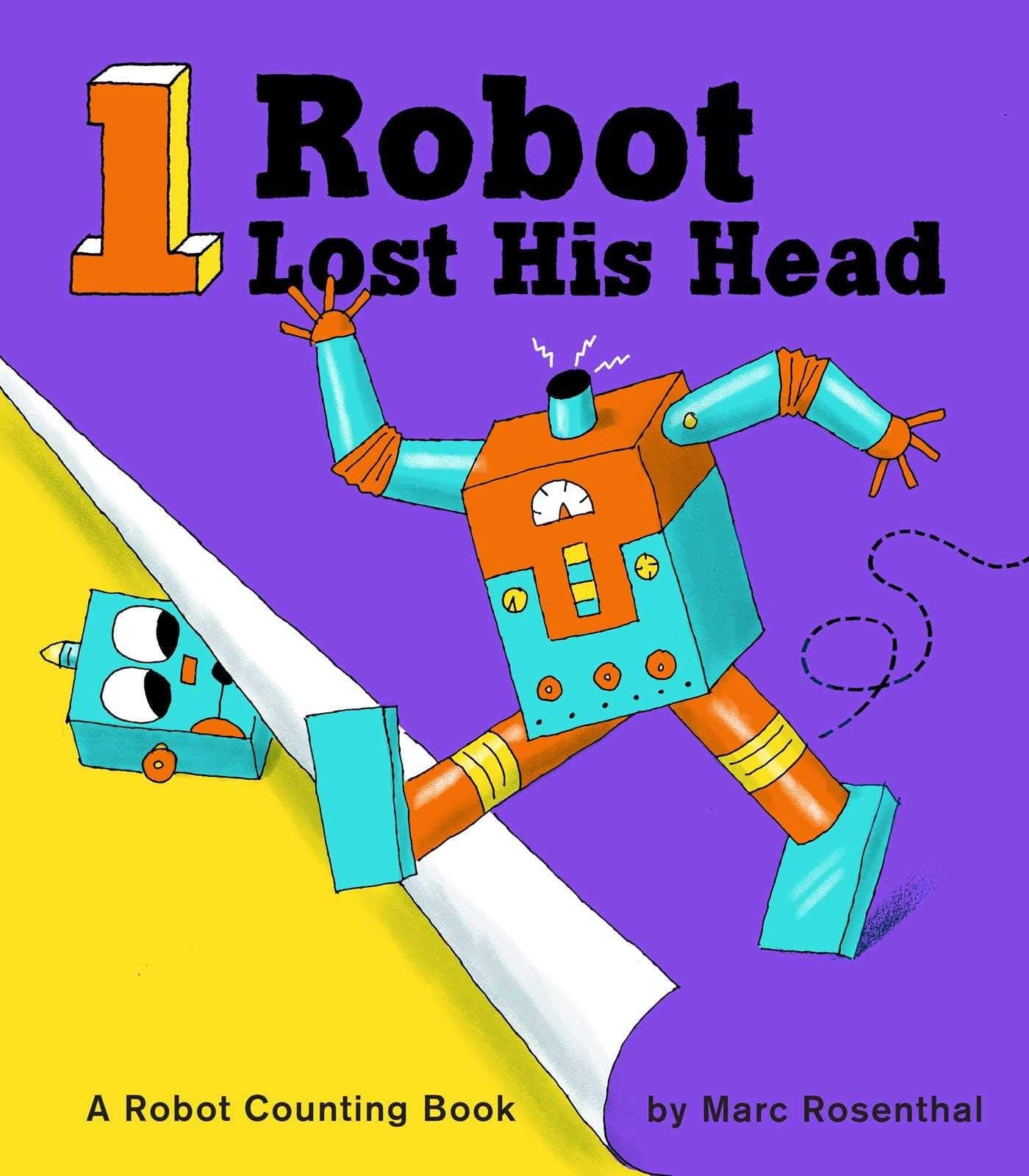 Marissa's Books & Gifts, LLC 9781576877494 1 Robot Lost His Head: A Robot Counting Book