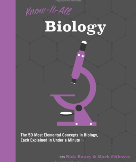 Marissa's Books & Gifts, LLC 9781577151593 Know It All Biology: The 50 Most Elemental Concepts in Biology, Each Explained in Under a Minute