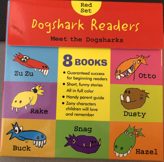 Marissa's Books & Gifts, LLC 9781593540746 Dogshark Readers Red Set