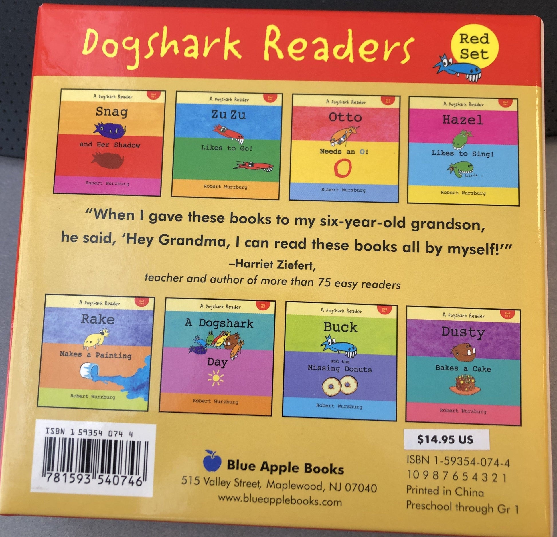 Marissa's Books & Gifts, LLC 9781593540746 Dogshark Readers Red Set