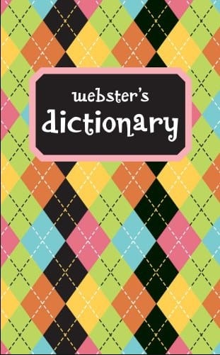 Marissa's Books & Gifts, LLC 9781596950269 Webster's Dictionary (Argyle)