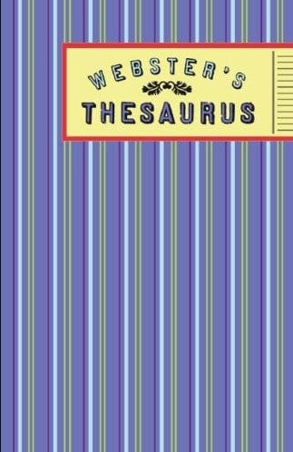 Marissa's Books & Gifts, LLC 9781596950412 Webster's Thesaurus (stripes)