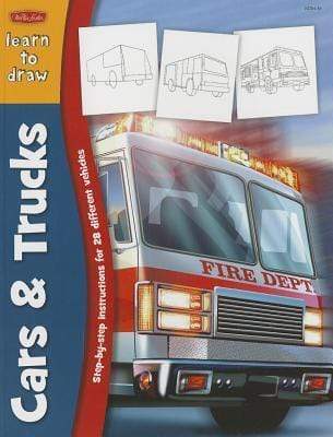 Marissa's Books & Gifts, LLC 9781600583513 Cars & Trucks: Step-by-step Instructions For 28 Different Vehicles (learn To Draw)