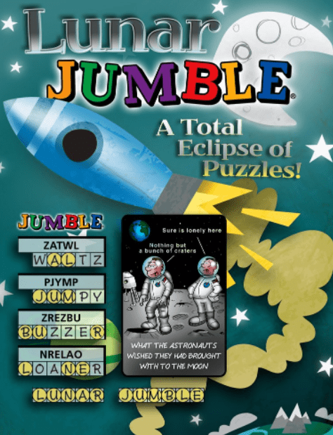 Marissa's Books & Gifts, LLC 9781600788536 Lunar Jumble: A Total Eclipse of Puzzles!