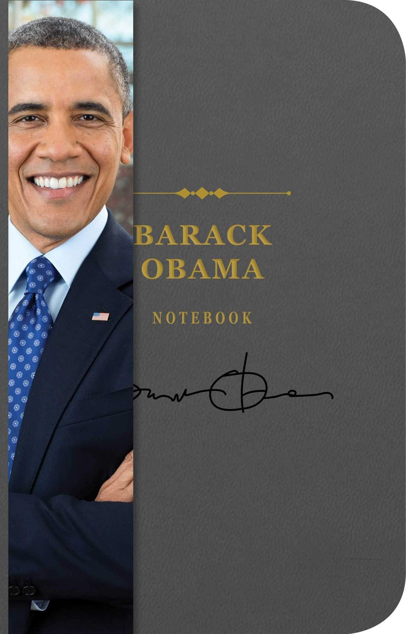 Marissa's Books & Gifts, LLC 9781604640915 Barack Obama Signature Notebook Series: 2 Journal Set