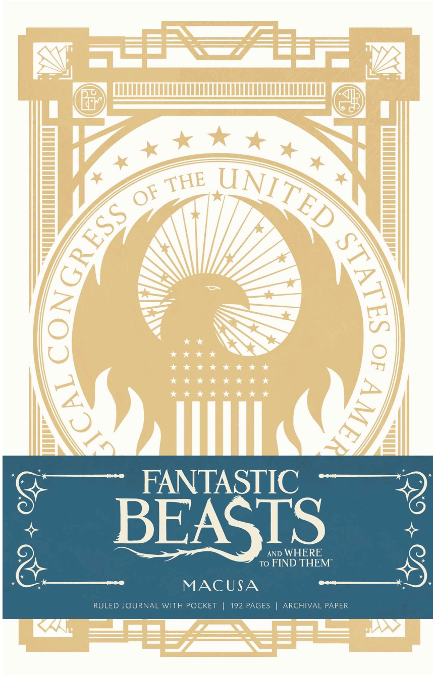 Marissa's Books & Gifts, LLC 9781608879304 Fantastic Beasts and Where to Find Them: MACUSA Hardcover Ruled Notebook