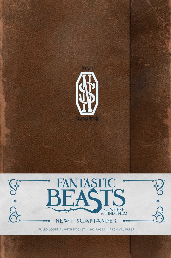 Marissa's Books & Gifts, LLC 9781608879311 Fantastic Beasts and Where to Find Them: Newt Scamander Hardcover Ruled Journal
