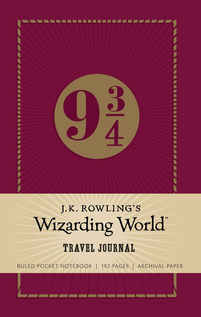 Marissa's Books & Gifts, LLC 9781608879403 J.K. Rowling's Wizarding World: Travel Journal: Ruled Pocket Notebook