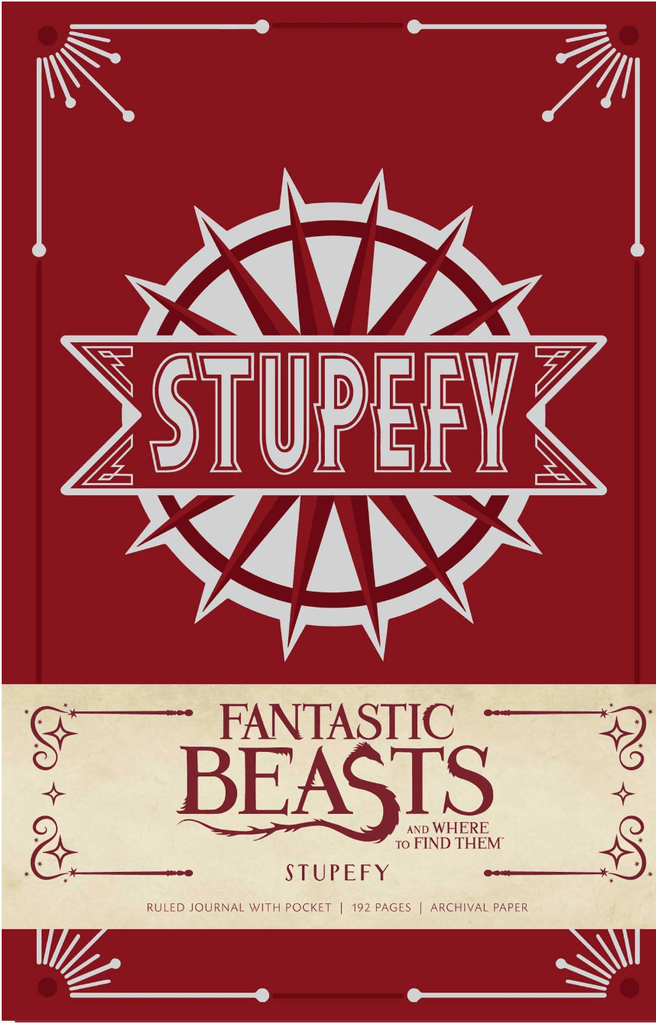 Marissa's Books & Gifts, LLC 9781608879663 Fantastic Beasts and Where to Find Them: Stupefy Hardcover Ruled Notebook