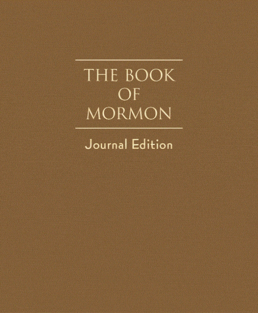 Marissa's Books & Gifts, LLC 9781629725840 The Book of Mormon Journal Edition Toffee