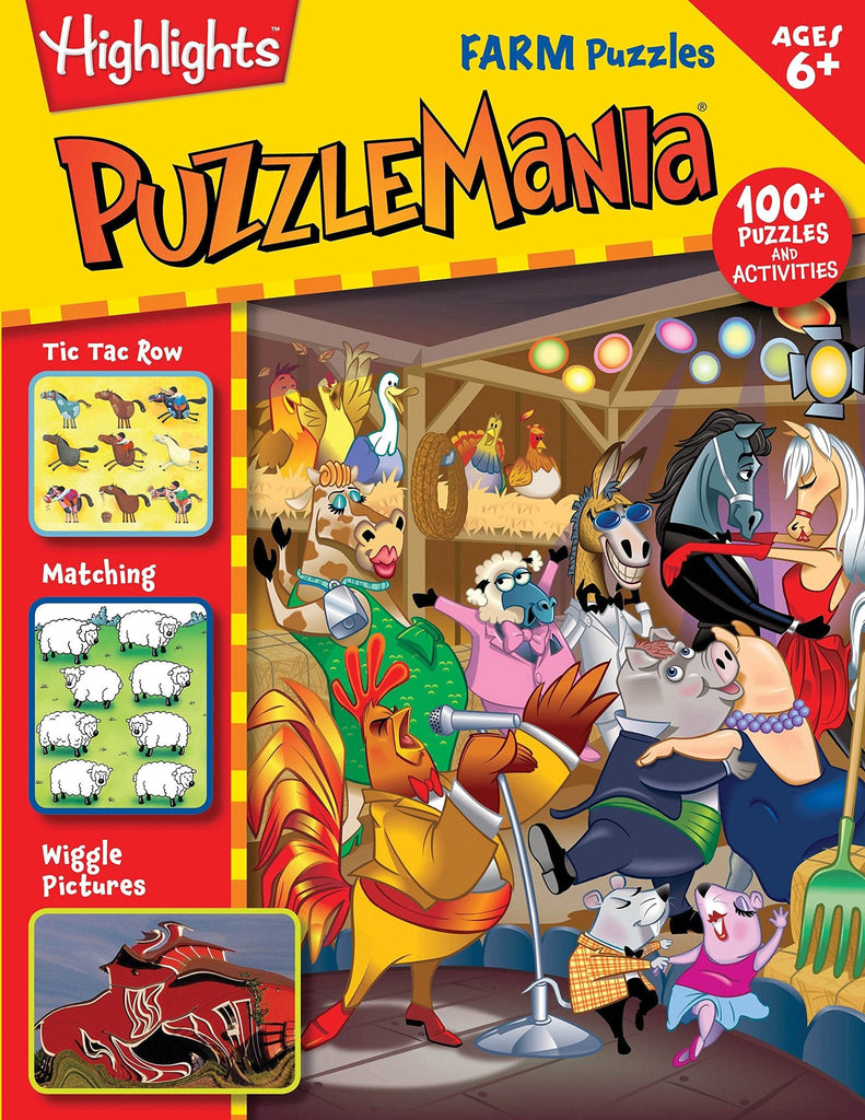 Marissa's Books & Gifts, LLC 9781629792026 Puzzlemania Activity Books: Farm Puzzles