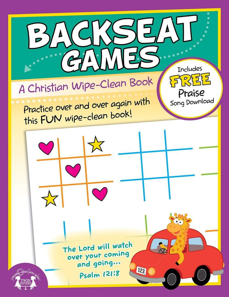Marissa's Books & Gifts, LLC 9781630588281 Backseat Games Christian Wipe-Clean Workbook