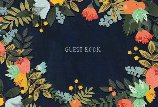 Marissa's Books & Gifts, LLC 9781631063831 Guest Book Modern Floral