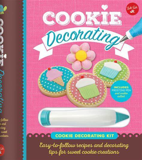 Marissa's Books & Gifts, LLC 9781633220362 Cookie Decorating: Easy-to-follow recipes and decorating tips for sweet cookie creations - Includes frosting pen and cookie cutter! (Kids Craft Kit Series)