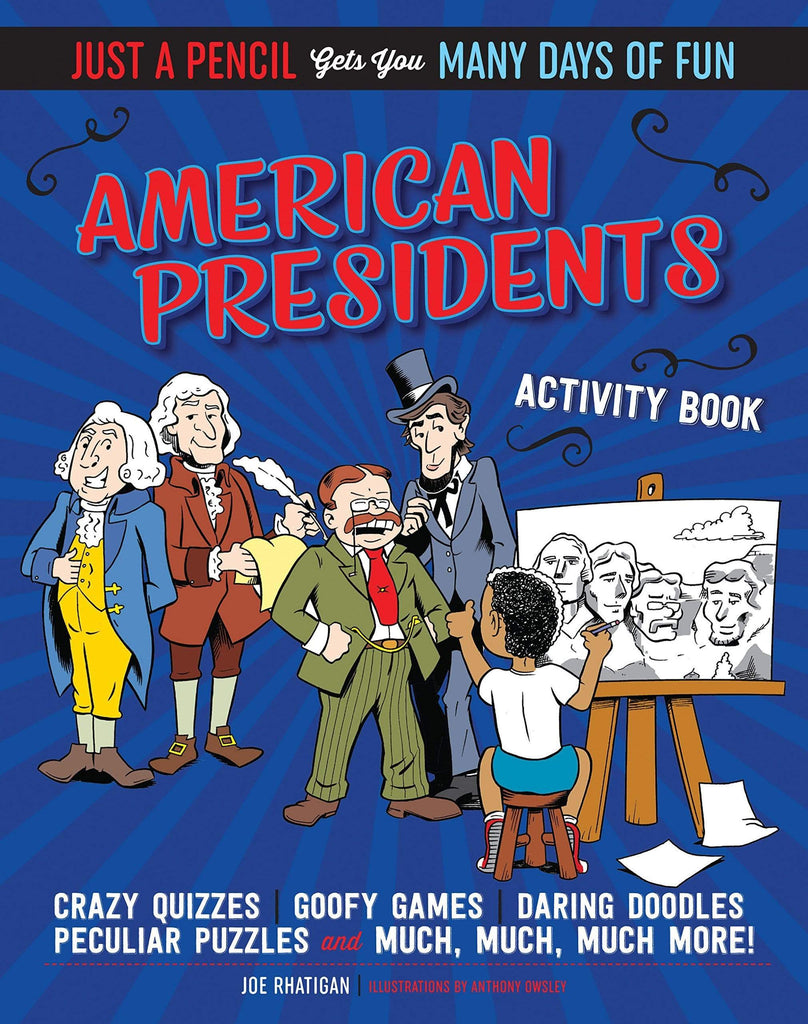 Marissa's Books & Gifts, LLC 9781633221116 American Presidents Activity Book (Just a Pencil Gets You Many Days of Fun)