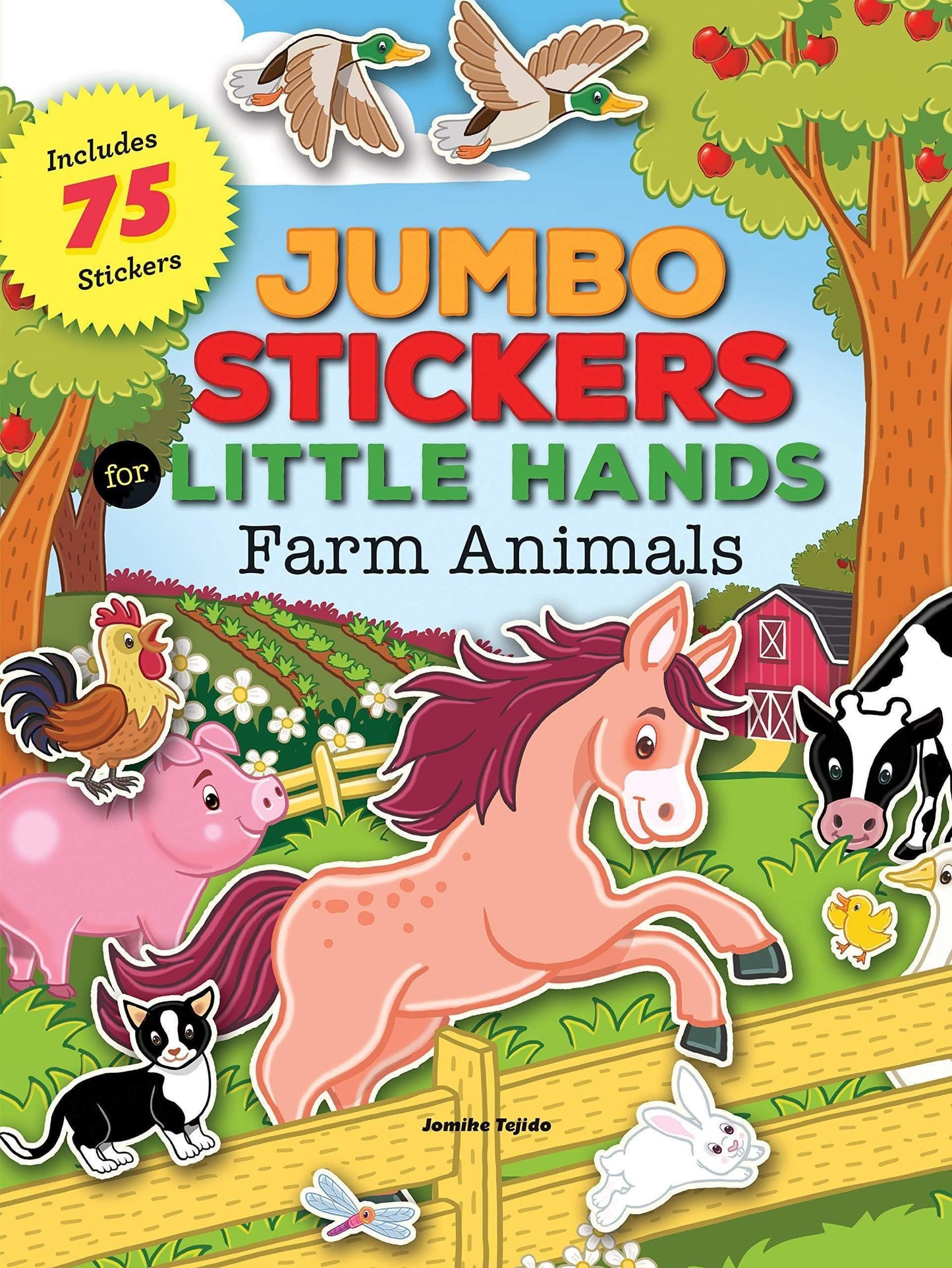 Marissa's Books & Gifts, LLC 9781633221222 Jumbo Stickers for Little Hands: Farm Animals: Includes 75 Stickers