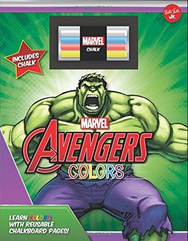 Marissa's Books & Gifts, LLC 9781633222557 Marvel's Avengers Chalkboard Colors