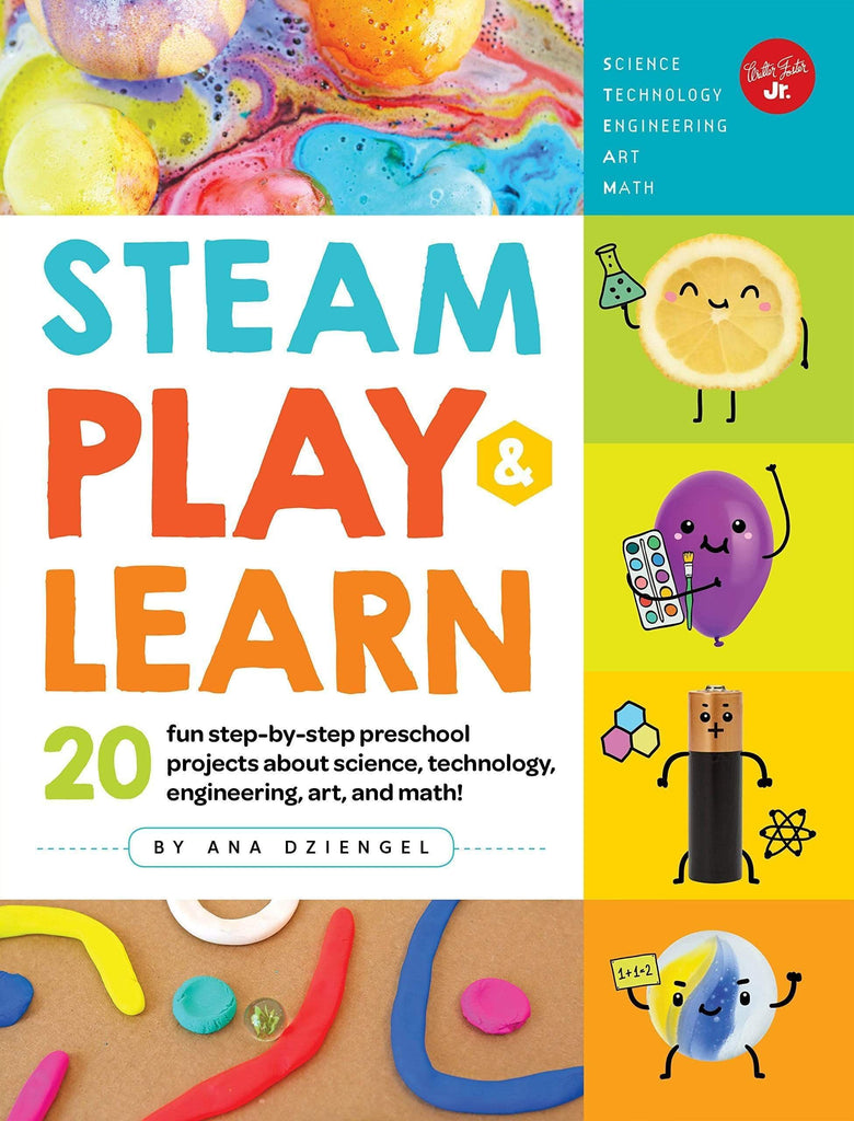 Marissa's Books & Gifts, LLC 9781633225268 STEAM Play & Learn: 20 fun step-by-step preschool projects about science, technology, engineering, arts, and math!