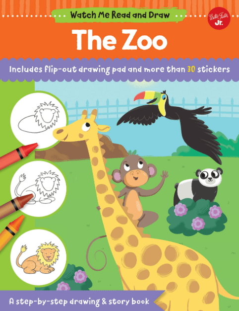 Marissa's Books & Gifts, LLC 9781633225374 Watch Me Read and Draw: The Zoo