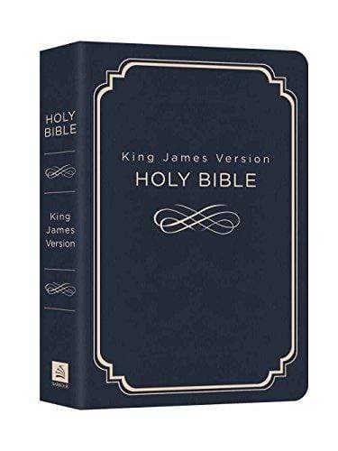 Marissa's Books & Gifts, LLC 9781634090735 Holy Bible: King James Version, Navy Blue, Red Letter Edition, Deluxe Gift & Award (King James Bible)