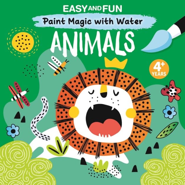 Marissa's Books & Gifts, LLC 9781641241724 Easy and Fun Paint Magic with Water: Animals
