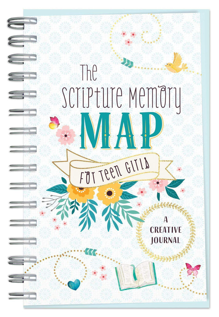 Marissa's Books & Gifts, LLC 9781643520872 The Scripture Memory Map for Teen Girls: A Creative Journal
