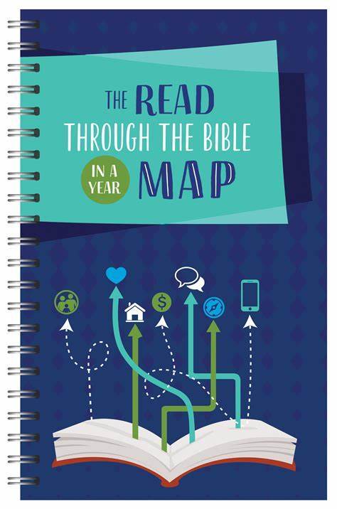 Marissa's Books & Gifts, LLC 9781643523446 The Read through the Bible in a Year Map