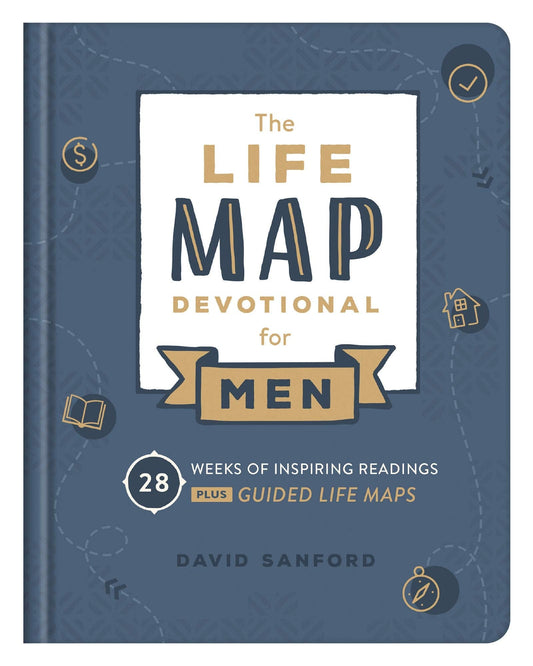 Marissa's Books & Gifts, LLC 9781643526997 The Life Map Devotional for Men: 28 Weeks of Inspiring Readings Plus Guided Life Maps