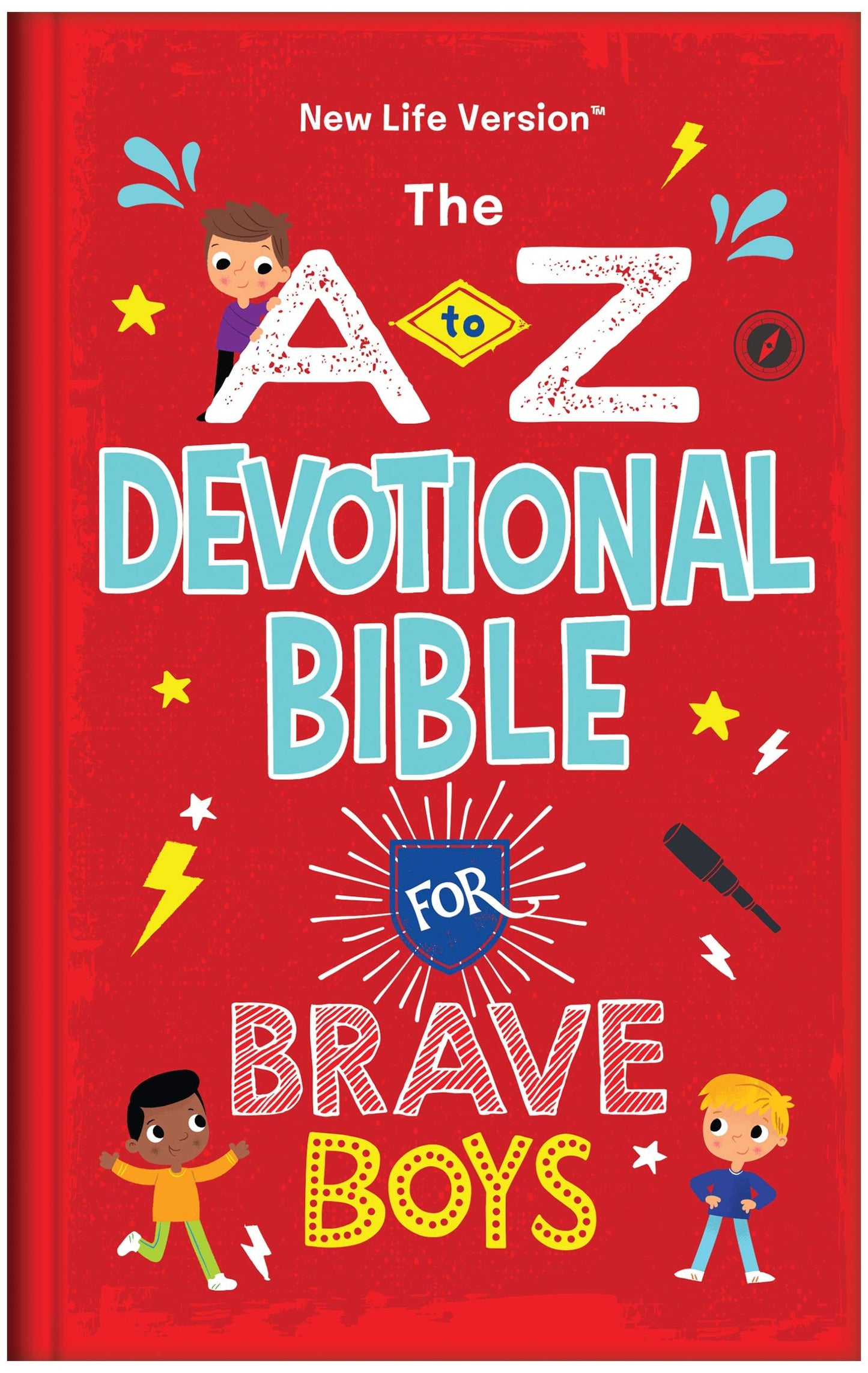 Marissa's Books & Gifts, LLC 9781643528878 The A to Z Devotional Bible for Brave Boys: New Life Version