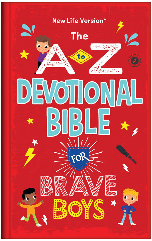 Marissa's Books & Gifts, LLC 9781643528878 The A to Z Devotional Bible for Brave Boys: New Life Version