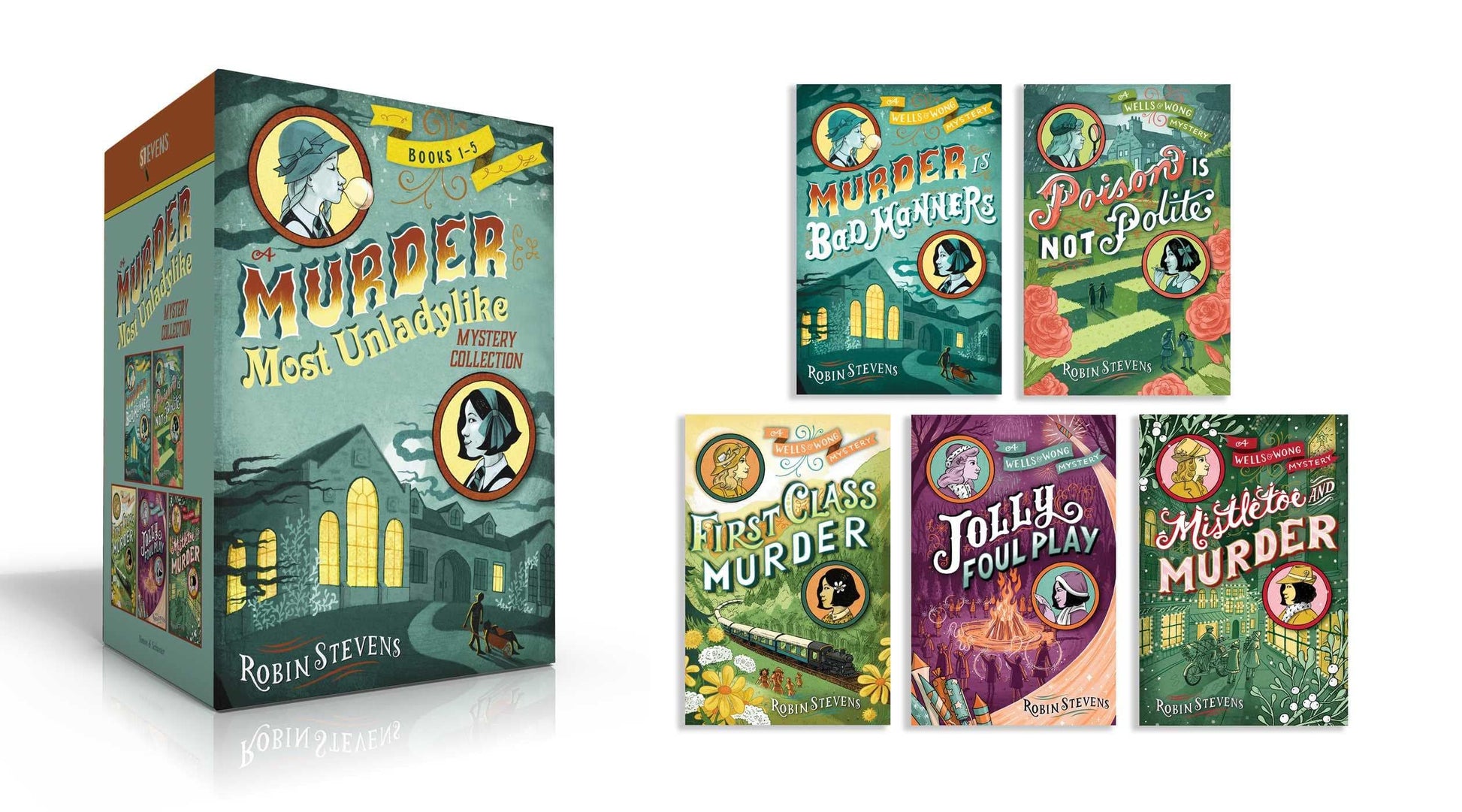 Marissa's Books & Gifts, LLC 9781665910859 A Murder Most Unladylike Mystery Collection: Books 1-5