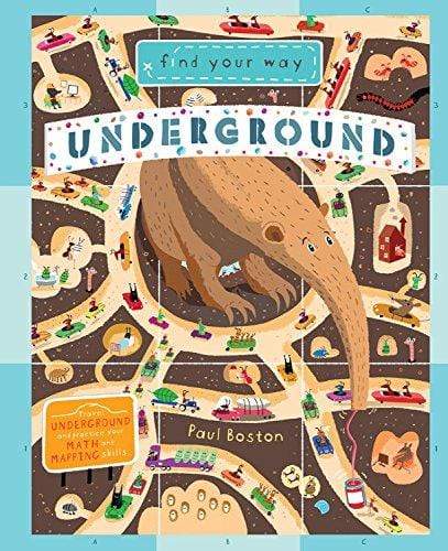 Marissa's Books & Gifts, LLC 9781682970461 Find Your Way Underground: Travel underground and practice your Math and Mapping Skills