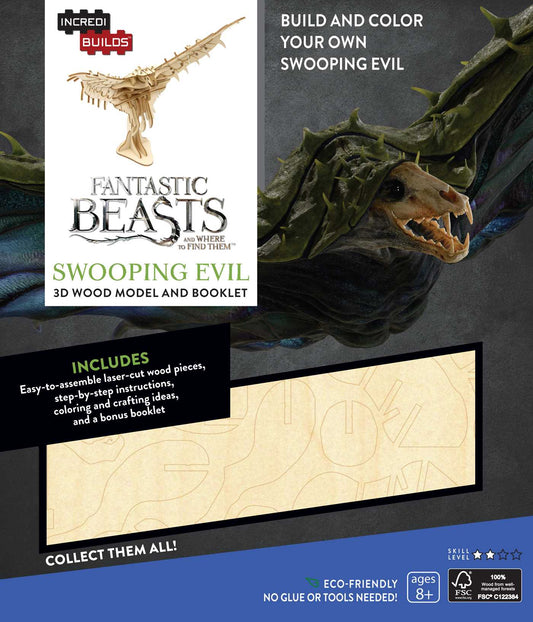 Marissa's Books & Gifts, LLC 9781682980606 IncrediBuilds: Fantastic Beasts and Where to Find Them: Swooping Evil 3D Wood Model and Booklet