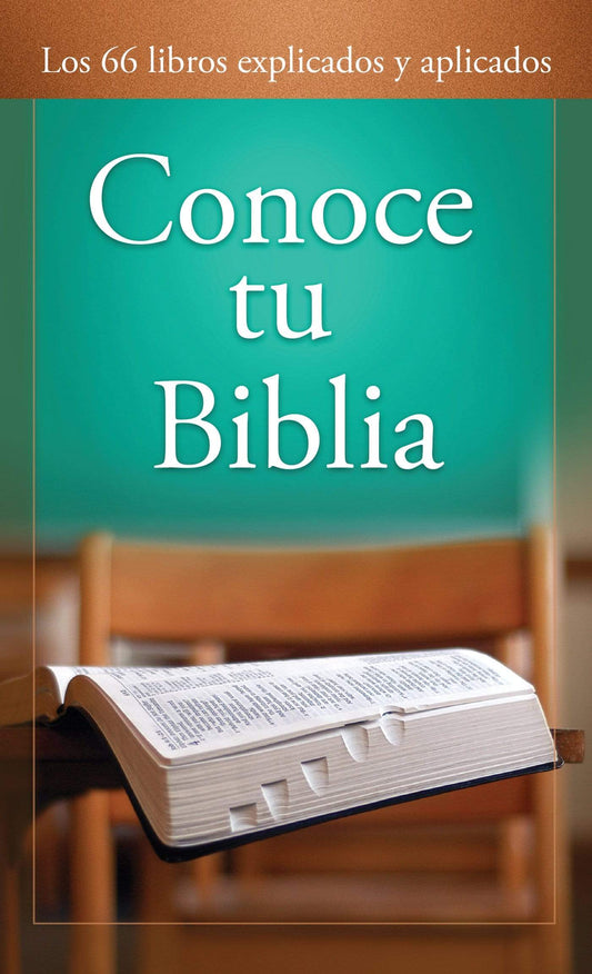 Marissa's Books & Gifts, LLC 9781683222521 Conoce tu Biblia: Los 66 libros explicados y aplicados (Spanish Edition)