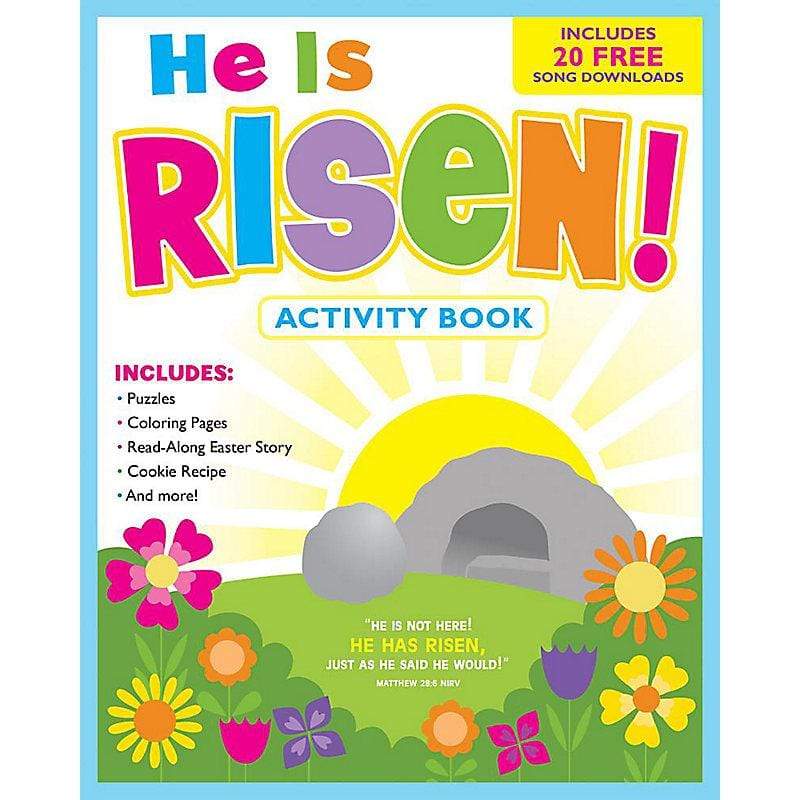 Marissa's Books & Gifts, LLC 9781683224075 He Is Risen!: Activity Book and Free Music Download (I'm Learning the Bible Activity Book)